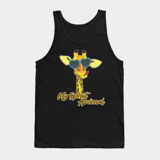 Giraffes are my Spirit Animal Tank Top